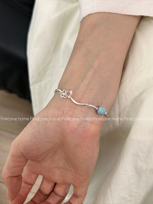 原创设计浪花朵朵s925纯银定制款