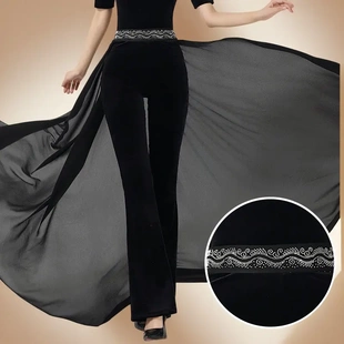 形体服气质腰封腰带训练服舞蹈模特走秀礼仪表演腰纱星辰步态飘纱