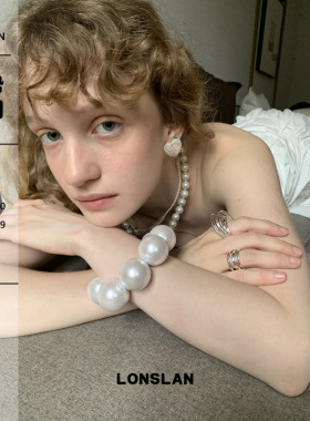 LONSLAN ACC 春夏简约优雅气质针织弹力绳手链可当发圈气质手环