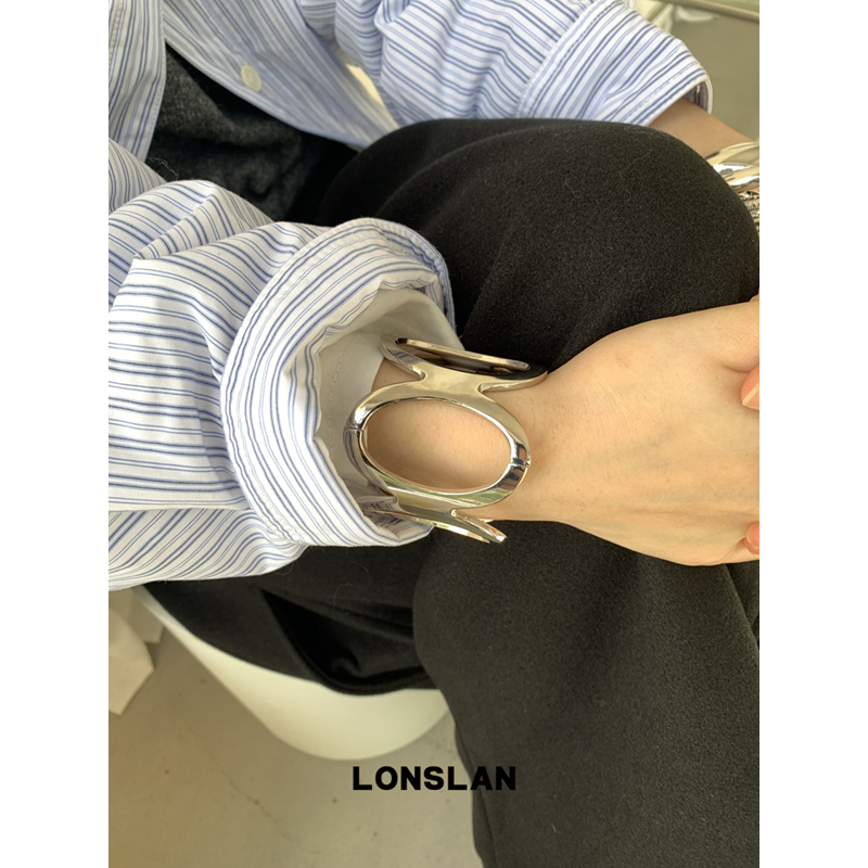 LONSLANACC镂空拼接开口手镯