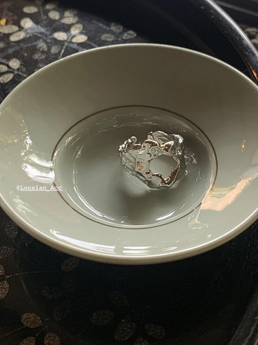 法式复古质感不规则金属开口时髦