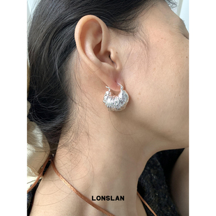 时髦俏皮精致小巧百搭耳饰耳环 2024搭配 LONSLAN ACC