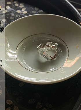 法式复古质感不规则金属开口时髦