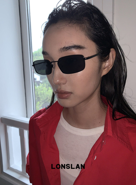LONSLAN ACC 早秋百搭时尚方形金属框墨镜凹造型眼镜框