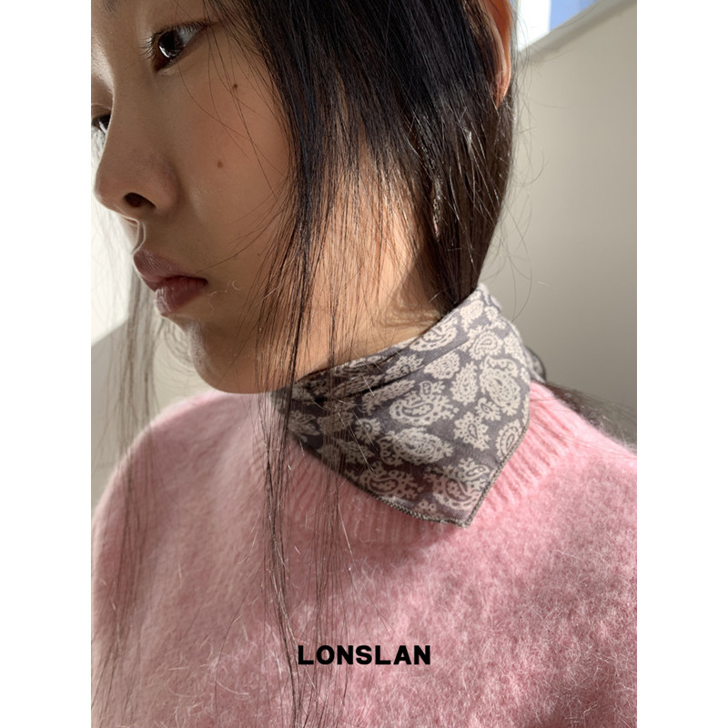 LONSLAN 25AW 12.8 NEW时尚百搭配饰印花图腾丝巾穿搭点缀头巾,服饰配件/皮带/帽子/围巾,围巾/丝巾/披肩,淘宝优惠券,粉丝福利购,淘宝优惠卷