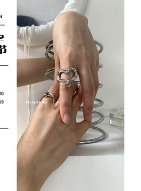 LonslanAcc法式复古不规则戒指