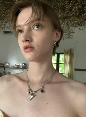 LONSLANACC三角形吊坠项链