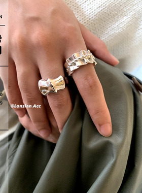 LonslanAcc众质感别致金属感戒指