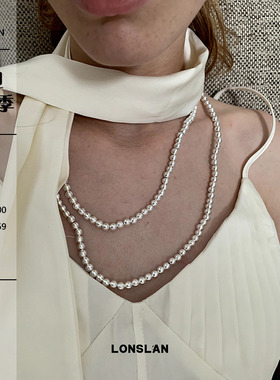 LONSLANACC长款叠层串珠项链