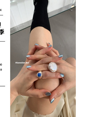 LONSLANACC彩色质感点缀戒指