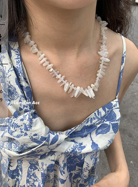 LONSLANACC精致感白不规则项链