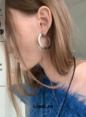 LONSLANACC形造型质感耳环