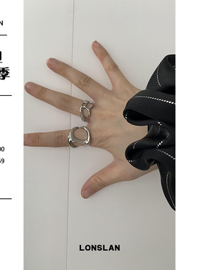 LONSLANACC不规则指环戒组合