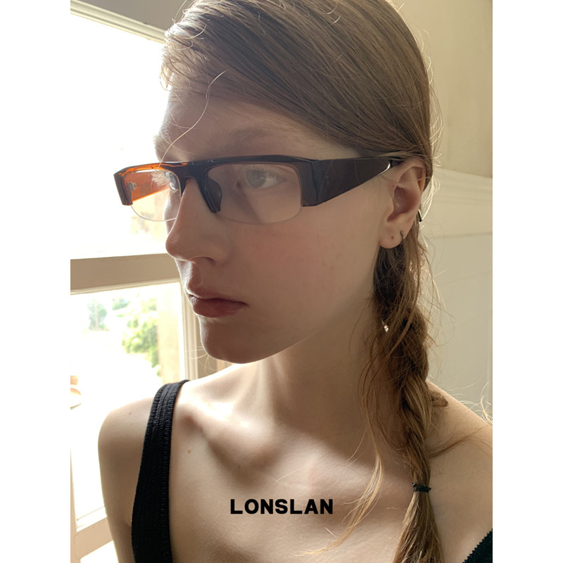 LONSLAN ACC 2026新款帅气miu系书呆子半框眼镜时尚墨镜图片