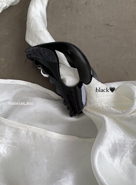 Lonslan ACC 618庆一周年 回馈款 简约发夹半心形爪盘发夹