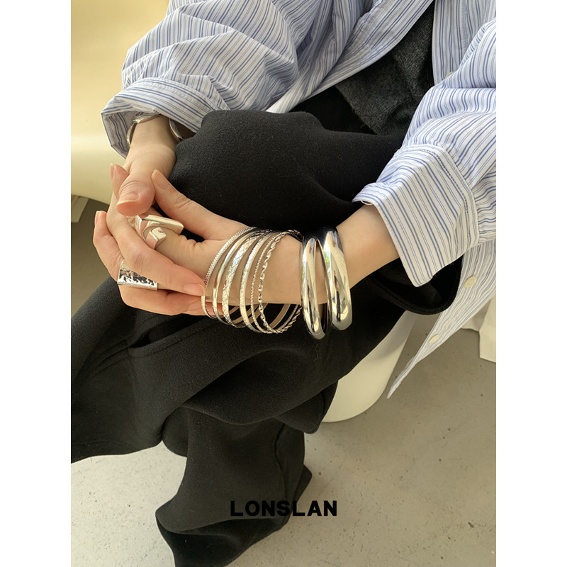 LONSLAN ACC 2024 INS NICHE DESIGN MULTI-LAYER METAL RING