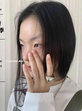 LONSLANACC不规则石头戒指组合