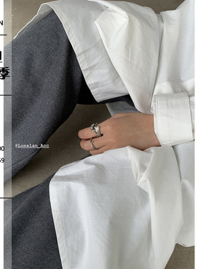 lonslanacc小众凹凸ins锡纸戒指