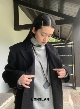 LONSLANACCPU皮挂坠质感项链