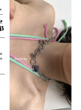 LONSLANACC拼接不规则帅气项链