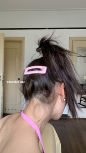 LONSLAN 彩色吸睛小清新绸缎质感刘海发夹对夹 ACC