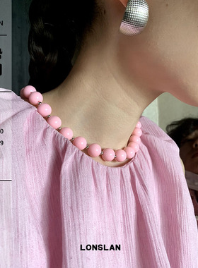 LONSLANACC俏皮串珠简约百搭项链