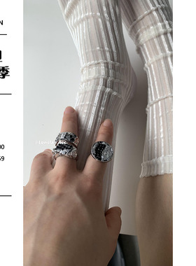 LONSLANACC不规则圆形戒指组合