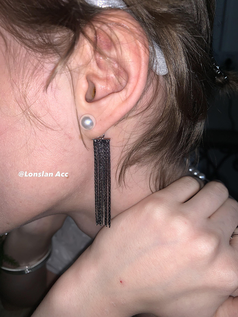 LONSLAN ACC 约会吸睛耳饰 流苏质感珍珠耳环,饰品/流行首饰/时尚饰品新,耳环,淘宝优惠券,粉丝福利购,淘宝优惠卷