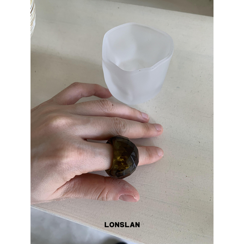 LONSLANACC质感重工树脂戒指