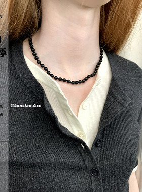 LonslanAcc珍珠玛瑙水晶项链饰品