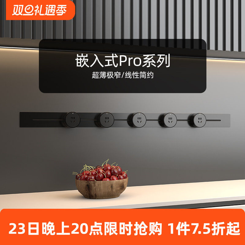 爱瑞堡轨道插座迷你嵌入式