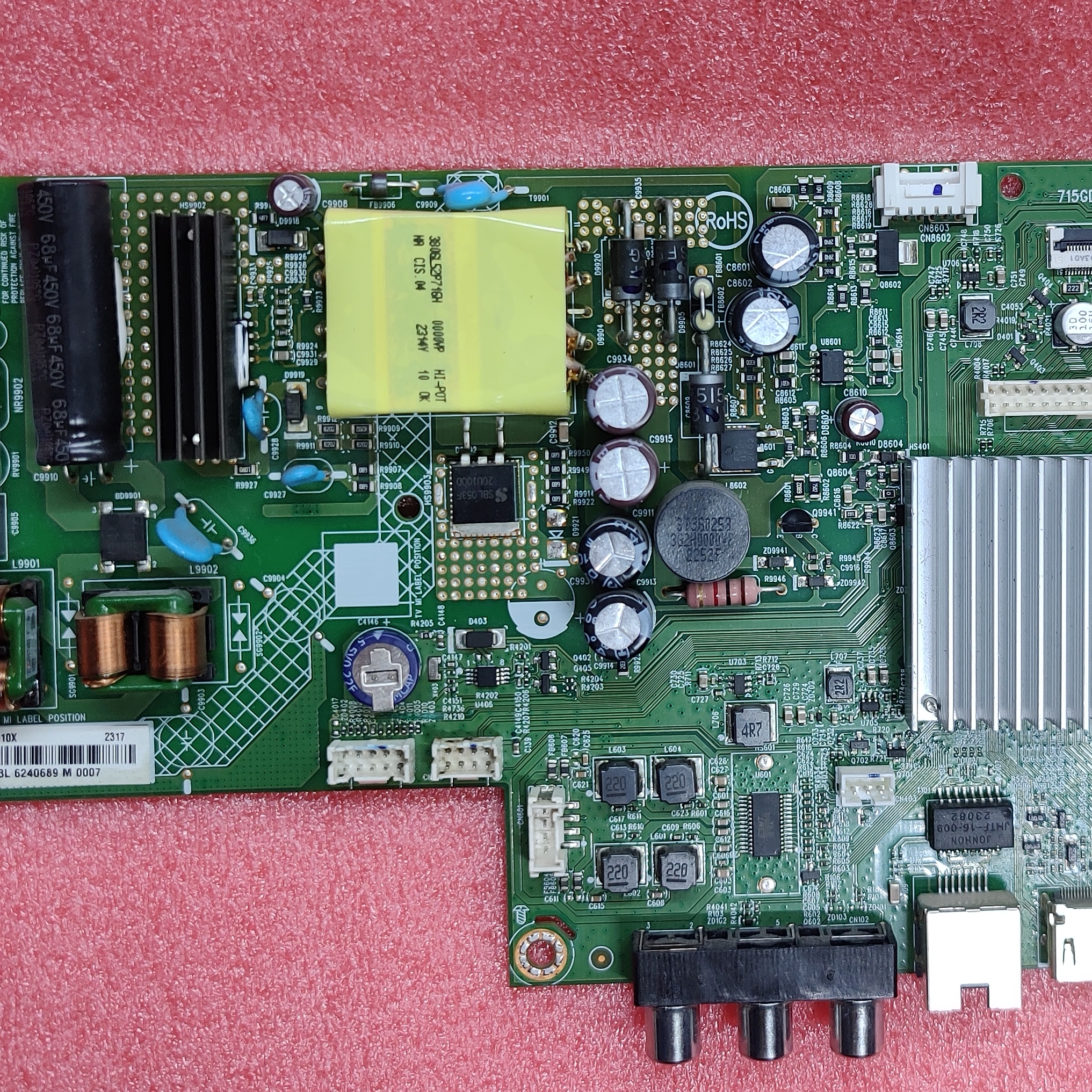 维修 AOC H43E1  B43E3 主板 715GD015-COC-000-004D