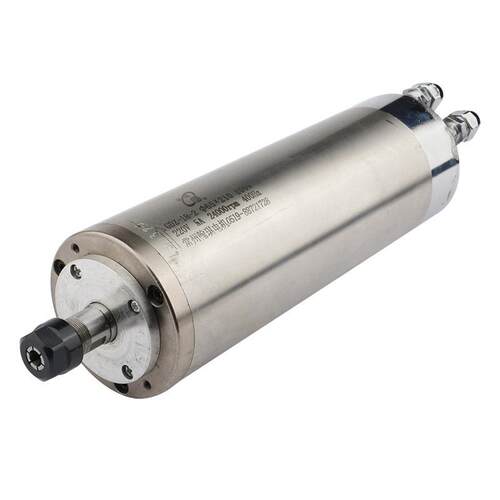 前程翰琪0.8kw主轴电机220v/380v木工雕刻机水冷24000rpm 400Hz