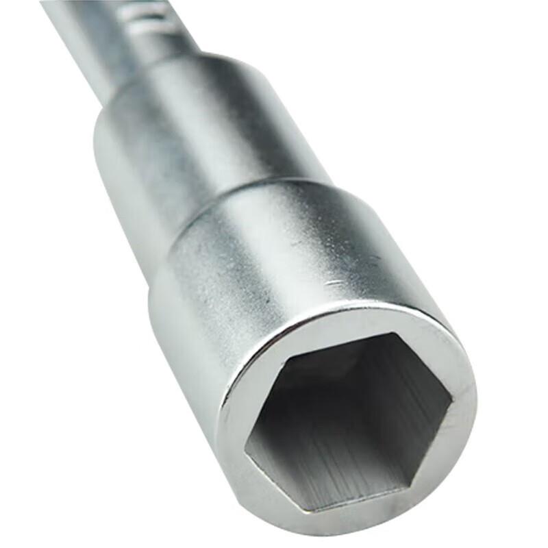 史丹利13-370-23 L形套筒扳手烟斗型弯头穿孔扳手双头外六角8mm