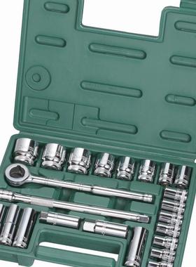 世达SATA工具13件12.5MM棘轮套筒扳手接头汽车维修工具套装 09525