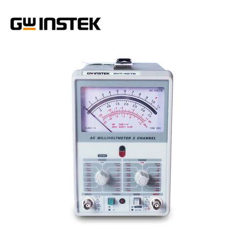固纬 指针式交流毫伏表GVT-417B/GVT-427B 电压表仪 频率1MHZ