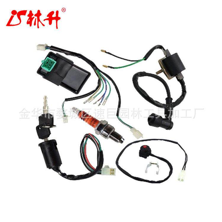 林升束线CDI点火线圈火花塞断路开关125CC 110CC 90CC 70CC 50C