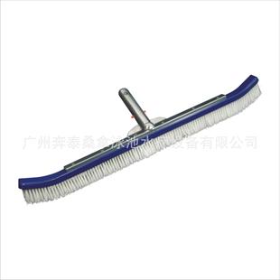 24寸/60cm弧形带铝制手柄和易形夹池刷 泳池清洁用品泳池池刷655