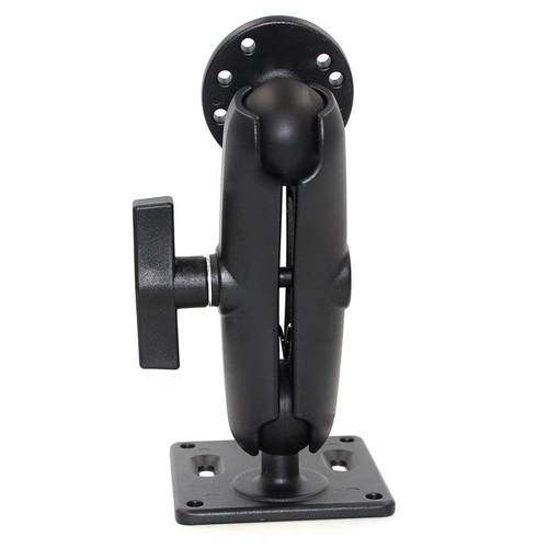 工业吊车触摸屏挖掘机固定支架显控VESA75球头1.5