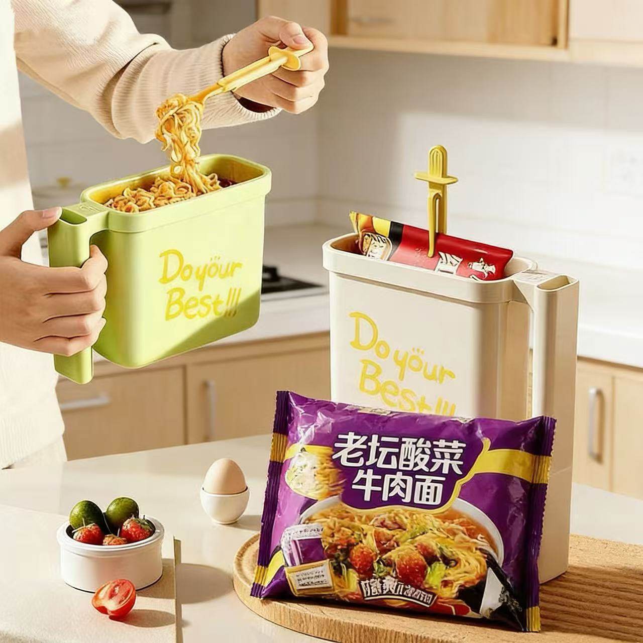 袋装泡面碗免洗直接泡泡面碗学生宿舍面碗懒人必备耐高温泡面碗,餐饮具,泡面碗,淘宝优惠券,粉丝福利购,淘宝优惠卷