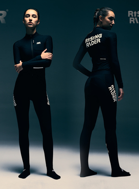 RR骑行服秋冬季女款公路自行车长袖女式加绒防寒套装女士骑行上衣