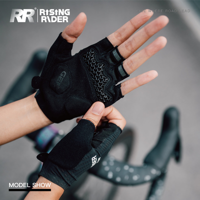 RR半指3D缓震防滑透气骑行手套