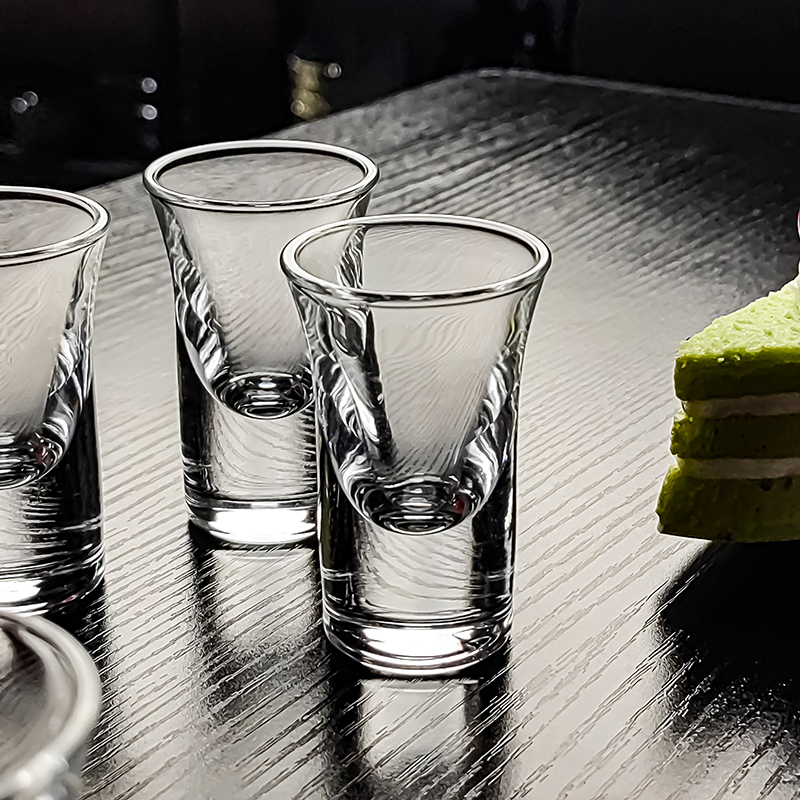 无铅加厚水晶玻璃小酒杯商用饭店