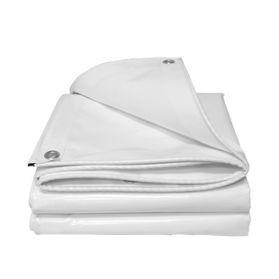 加厚刀刮布篷布防雨防晒油布遮阳帆布抗老化雨布户外棚布白色500g