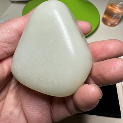 新疆真玉坊羊脂白籽料光白籽