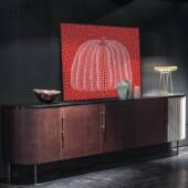 草间弥生红色南瓜餐厅装 饰画现代简约轻奢艺术挂画玄关摆画时尚