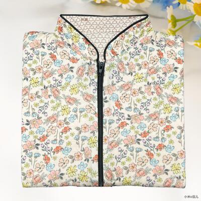 新款女士棉袄片半成品拉