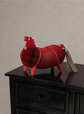 马年桌面摆件新年客厅装饰品入户玄关家居2026新款高级感小众创意