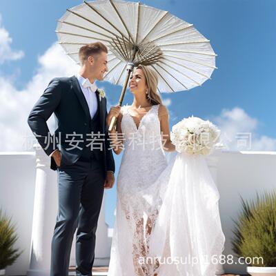 热销白胚油纸欧美婚礼婚庆用手工绘画空白纸装饰