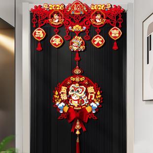 马年大吉挂件新年门楣拉花门框装饰家里气氛春节挂饰门上场景布置